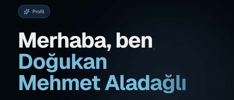 Kişisel Web Sitesi